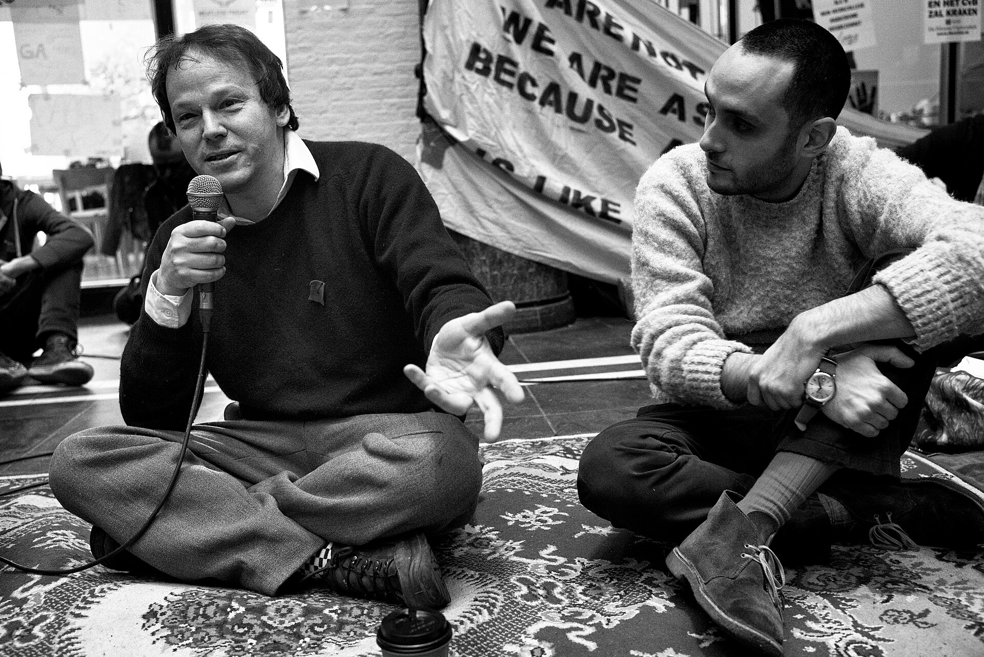 David Graeber Maagdenhuis Amsterdam Mar 7 2015.jpg